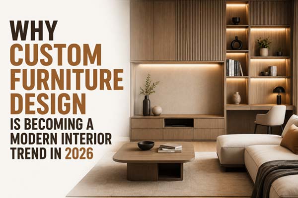 Why Custom Furniture Design is Becoming a Modern Interior Trend in 2026